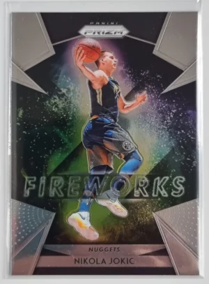 2018-19 Panini Prizm Fireworks #21 Nikola Jokic