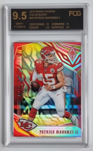 2018 Panini Phoenix Color Burst #48 Patrick Mahomes II