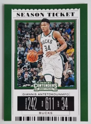 2019-20 Panini Contenders Draft Picks #17 Giannis Antetokounmpo