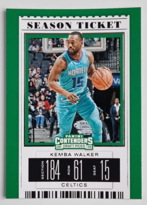 2019-20 Panini Contenders Draft Picks Season Ticket #27 Kemba Walker