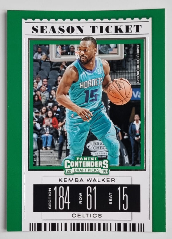2019-20 Panini Contenders Draft Picks Season Ticket #27 Kemba Walker