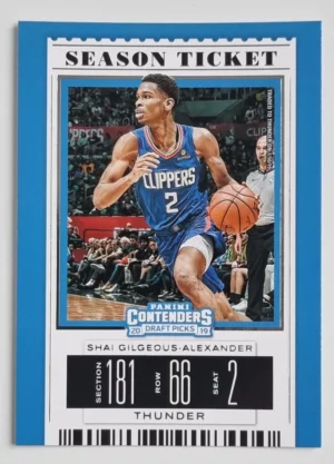 2019-20 Panini Contenders Draft Picks Variations #46 Shai Gilgeous-Alexander