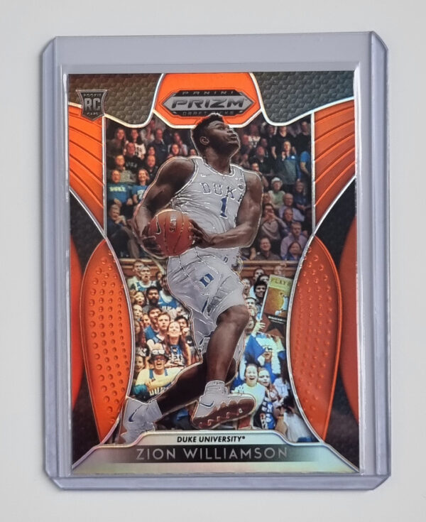 2019-20 Panini Prizm Draft Picks Prizms Orange #1 Zion Williamson