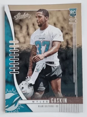 2019 Absolute #169 Myles Gaskin RC