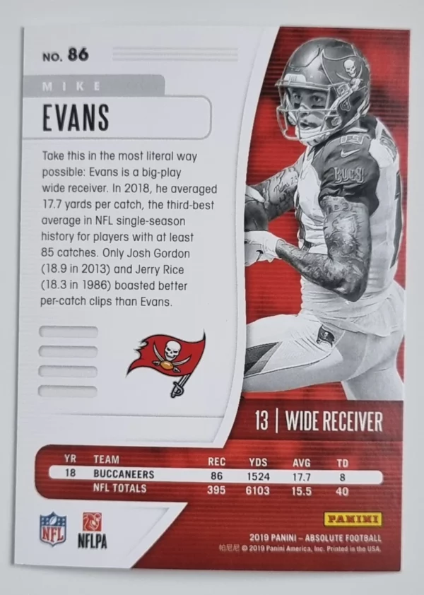 2019 Absolute Retail #86 Mike Evans – Image 2