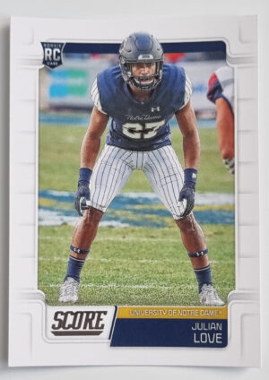 2019 Score #376 Julian Love RC