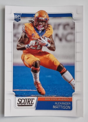 2019 Score #423 Alexander Mattison RC