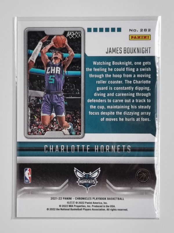 2021-22 Panini Chronicles #282 James Bouknight/Playbook – Image 2