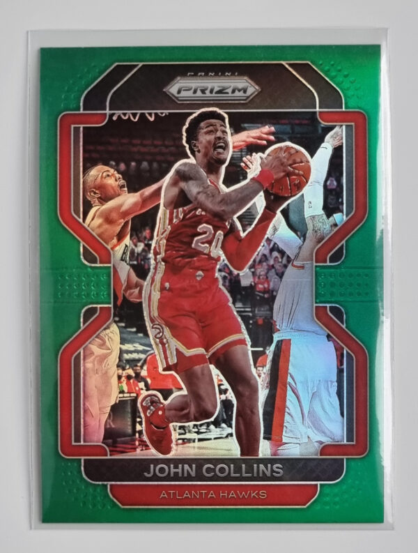 2021-22 Panini Prizm Prizms Green #49 John Collins