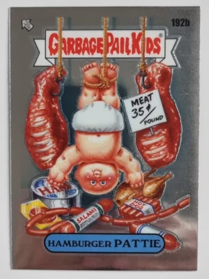 2022 Topps Chrome Garbage Pail Kids Series 5 #192b Hamburger Pattie