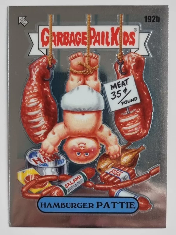 2022 Topps Chrome Garbage Pail Kids Series 5 #192b Hamburger Pattie
