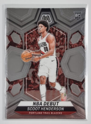 2023-24 Panini Mosaic #255 Scoot Henderson/NBA Debut