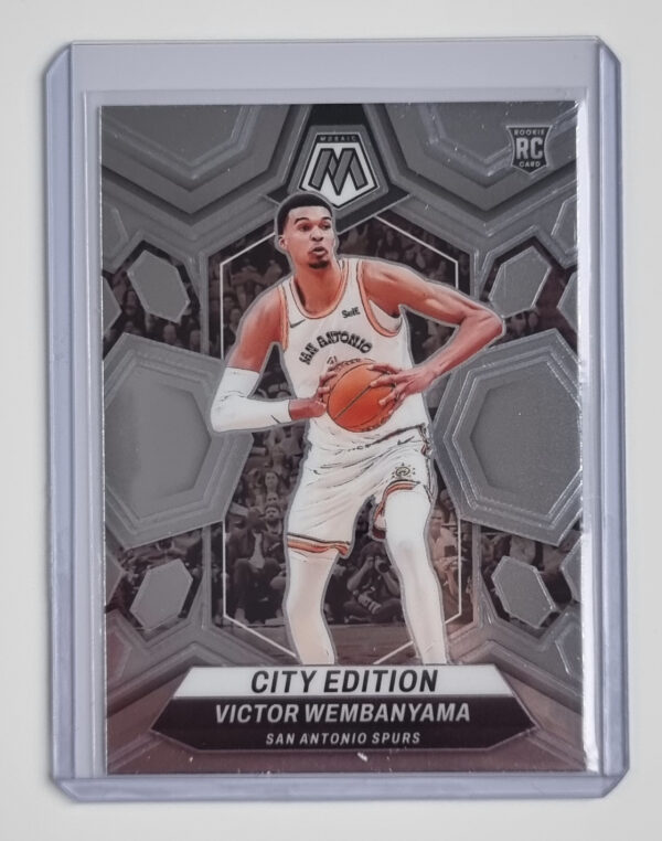 2023-24 Panini Mosaic #282 Victor Wembanyama/City Edition