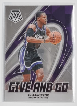 2023-24 Panini Mosaic Give and Go #4 De'Aaron Fox