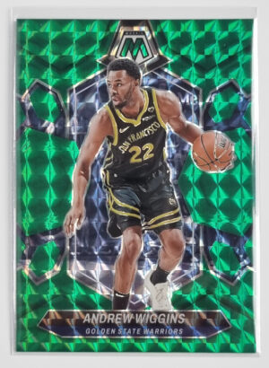 2023-24 Panini Mosaic Mosaic Green #101 Andrew Wiggins