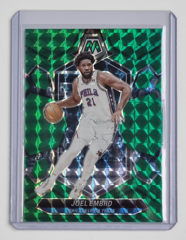 2023-24 Panini Mosaic Mosaic Green #170 Joel Embiid