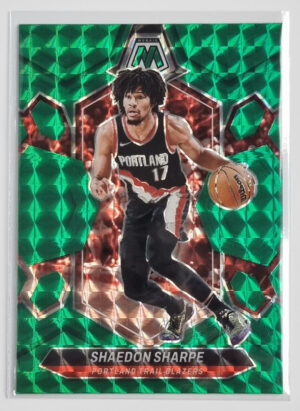 2023-24 Panini Mosaic Mosaic Green #177 Shaedon Sharpe