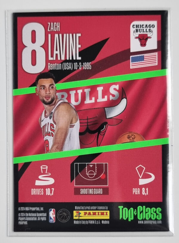 2023-24 Panini Top Class #141 Zach Lavine/Super Sonic – Image 2