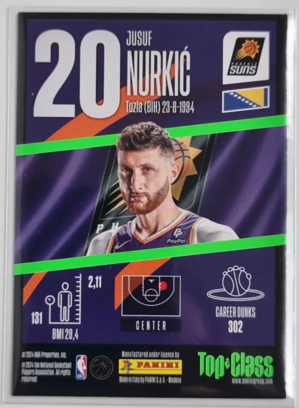2023-24 Panini Top Class #177 Jusuf Nurkic/Max Power – Image 2