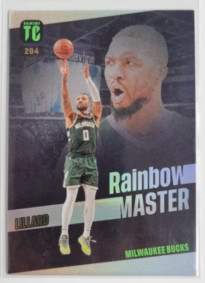2023-24 Panini Top Class #204 Damian Lillard/Rainbow Master