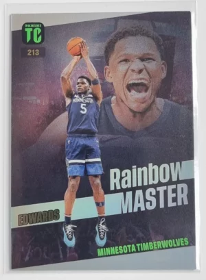 2023-24 Panini Top Class #213 Anthony Edwards/Rainbow Master