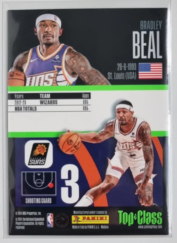 2023-24 Panini Top Class #258 Bradley Beal/New Sensation – Image 2