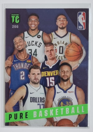 2023-24 Panini Top Class #266 Giannis Antetokounmpo/Tyrese Haliburton/Shai Gilgeous-Alexander/Nikola Jokic/Luka Doncic/Stephen Curry/Pure Basketball