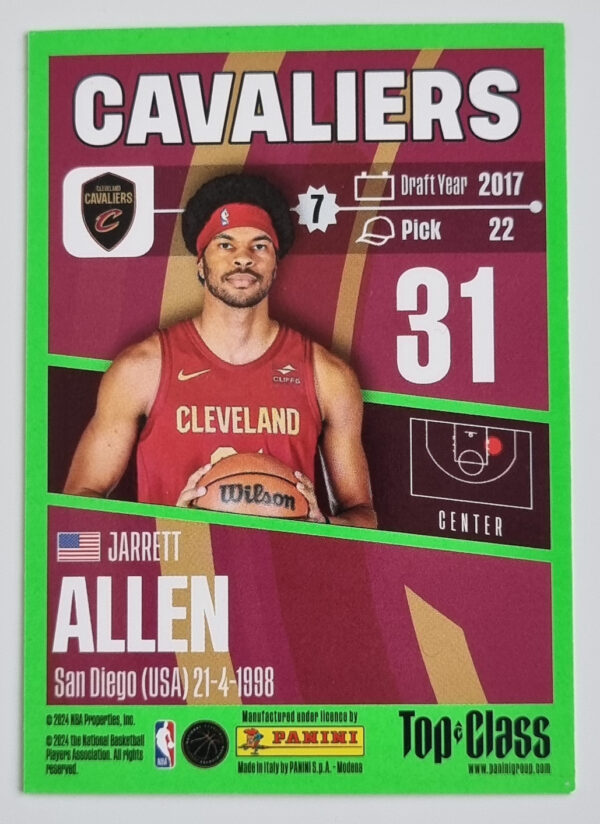 2023-24 Panini Top Class #27 Jarrett Allen – Image 2
