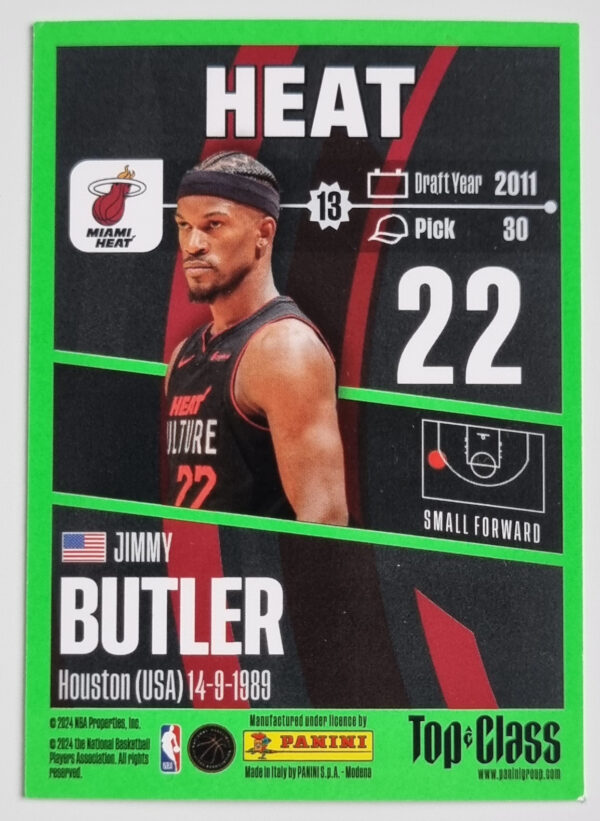 2023-24 Panini Top Class #38 Jimmy Butler – Image 2