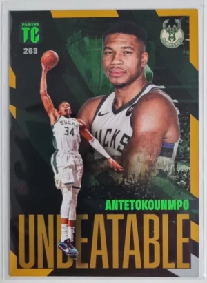 2023-24 Panini Top Class Unbeatable Yellow #263 Giannis Antetokounmpo