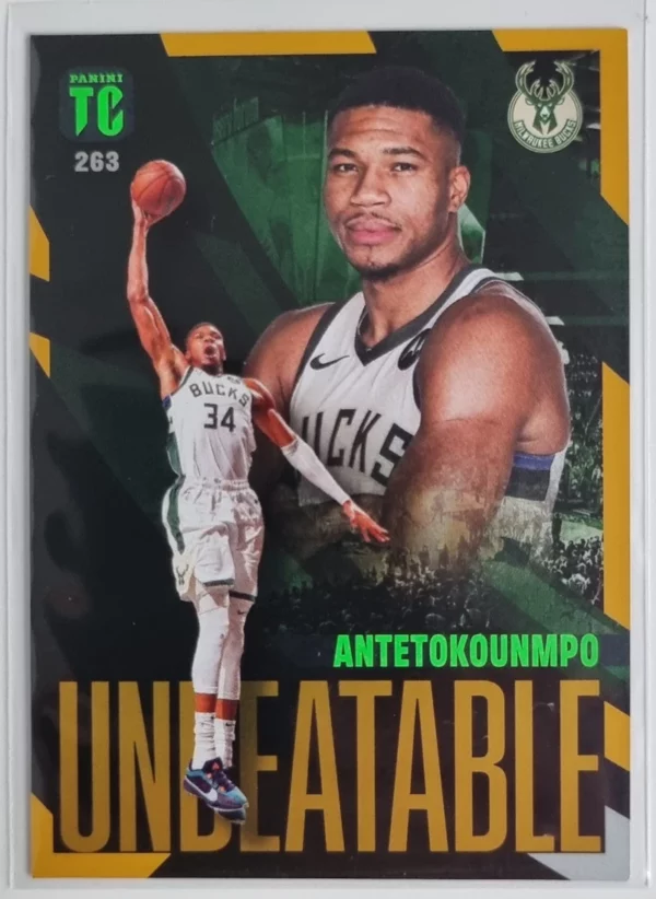 2023-24 Panini Top Class Unbeatable Yellow #263 Giannis Antetokounmpo