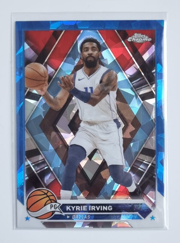 2023-24 Topps Chrome Blue Basketball Refractors #3 Kyrie Irving