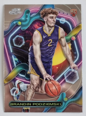 2023-24 Topps Cosmic Chrome #167 Brandin Podziemski RC