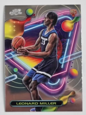 2023-24 Topps Cosmic Chrome #180 Leonard Miller RC