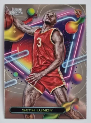 2023-24 Topps Cosmic Chrome #191 Seth Lundy RC