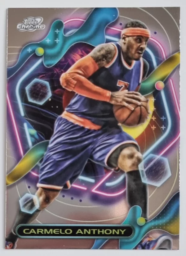 2023-24 Topps Cosmic Chrome #83 Carmelo Anthony