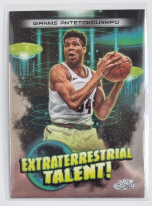 2023-24 Topps Cosmic Chrome Extraterrestrial Talent #ET8 Giannis Antetokounmpo