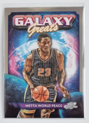 2023-24 Topps Cosmic Chrome Galaxy Greats #GG14 Metta World Peace