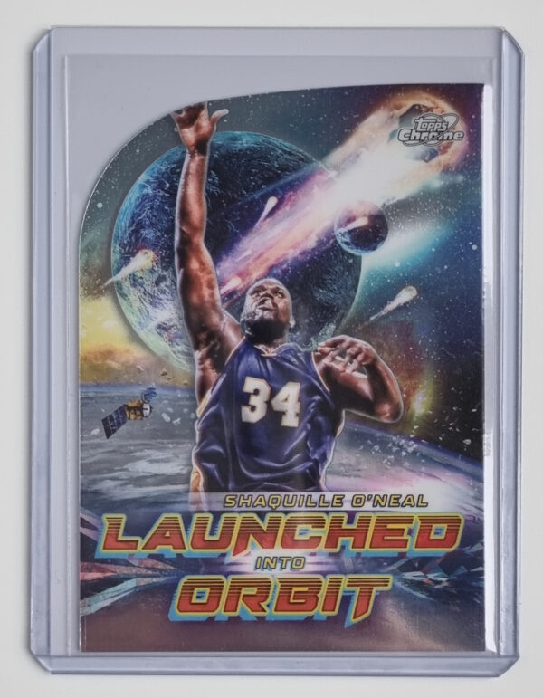 2023-24 Topps Cosmic Chrome Launched Into Orbit #LIO21 Shaquille O'Neal