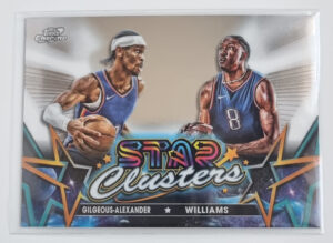 2023-24 Topps Cosmic Chrome Star Clusters #SC5 Jalen Williams/Shai Gilgeous-Alexander