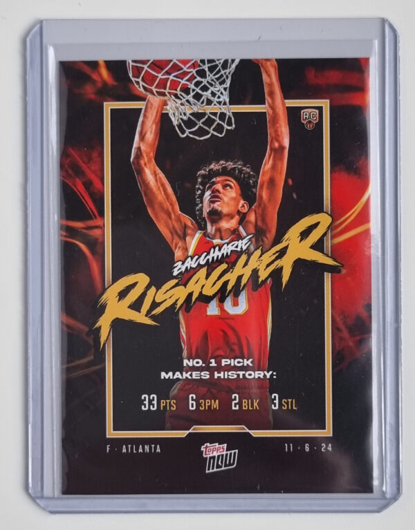 2024-25 Topps Now #5 Zaccharie Risacher