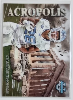 2024 Bowman Chrome University Acropolis #A7 Omarion Hampton