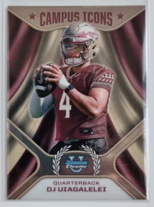 2024 Bowman Chrome University Campus Icons #CI25 DJ Uiagalelei