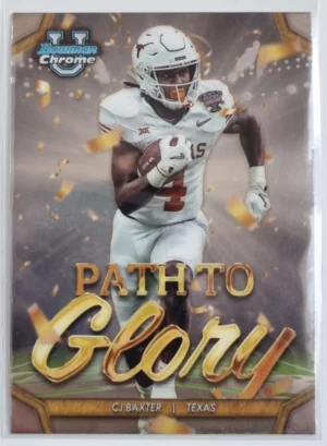 2024 Bowman Chrome University Path to Glory #PG14 CJ Baxter