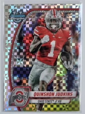 2024 Bowman Chrome University X-Fractors #145 Quinshon Judkins