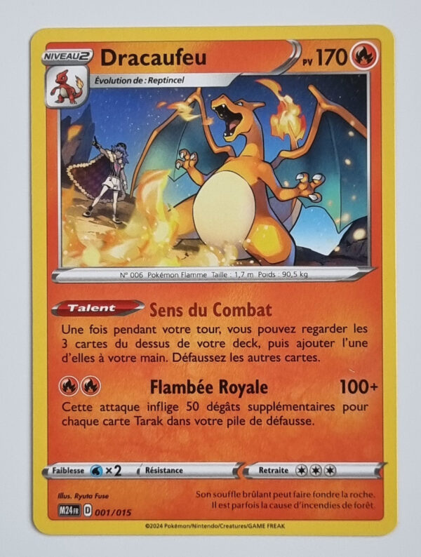 2024 Pokémon M24FR #001/015 Dracaufeu