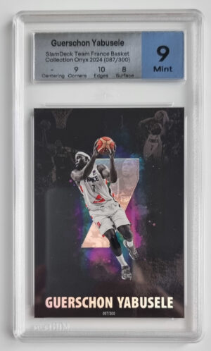 2024 SlamDeck Team France Basket Collection Onyx Guerschon Yabusele /300