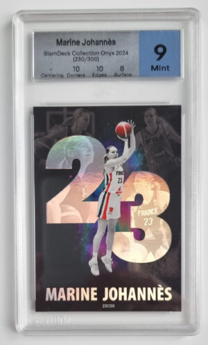 2024 SlamDeck Team France Basket Collection Onyx Marine Johannes /300