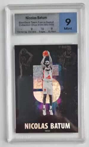2024 SlamDeck Team France Basket Collection Onyx Nicolas Batum /300