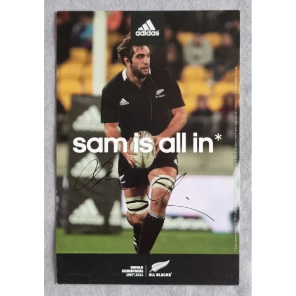 Carte postale signée All Blacks 2011